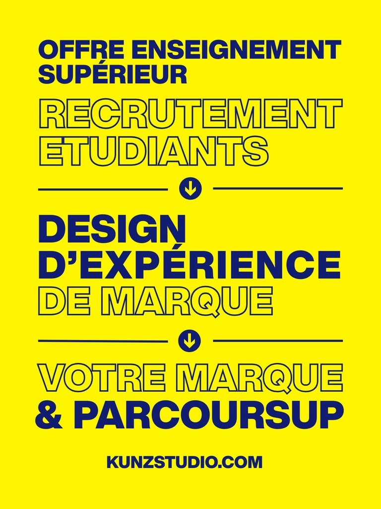 Offre Enseignement Supérieur - Parcoursup - Sébastien Kunz Studio