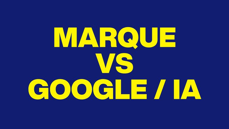 Illustration article stratégie de Marque vs google / ia, Sébastien Kunz Studio