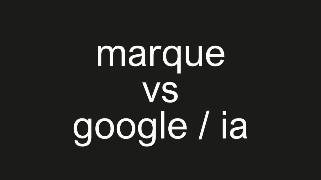 Illustration article stratégie de Marque vs google / ia, Sébastien Kunz Studio