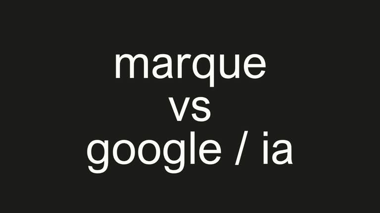 Illustration article stratégie de Marque vs google / ia, Sébastien Kunz Studio